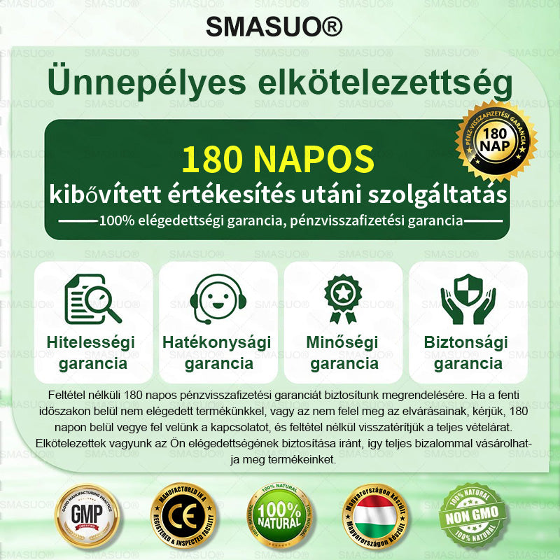 🌟Korlátozott készlet! A SMASUO® 🎁 további 30% kedvezményt kínál! Helyezze vissza testét és egészségét. Cselekedjen most – ez a lehetőség nem tart sokáig.